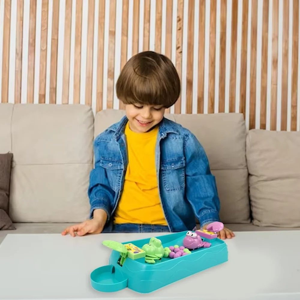 Hungry Frog Game for Kids – Indoor Family Board Game with Bean-Eating Frogs, Interactive Toy for Boys & Girls (2–4 Players)