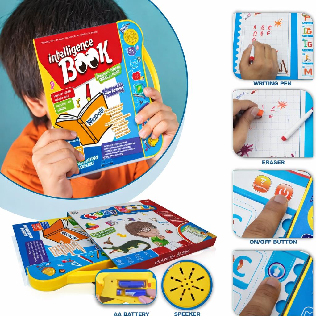 New Interactive Sound Book for Kids – Learn Alphabets, Numbers, Shapes & Phonics