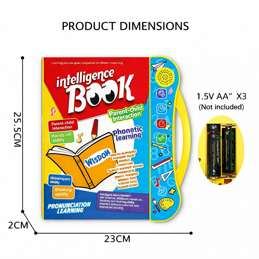 New Interactive Sound Book for Kids – Learn Alphabets, Numbers, Shapes & Phonics