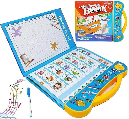 New Interactive Sound Book for Kids – Learn Alphabets, Numbers, Shapes & Phonics