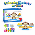 Balancing Math Toy for Kids | Educational Counting & Number Learning Activity | Preschool Game | Gift for Ages 3–8 (Monkey)