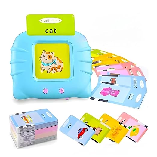 Colorful Double-Sided Rechargeable Montessori Educational Flash Cards Toy for Kids
