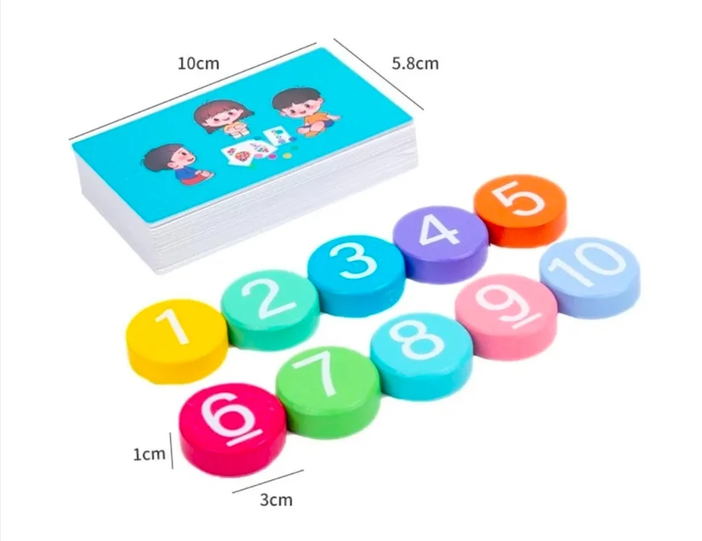 Montessori Addition & Subtraction Learning Toy – Basic Math Educational Toy for Kids